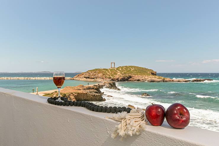 Naxos Town Portara View